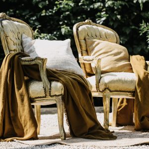 Barrockstuhl in Gold