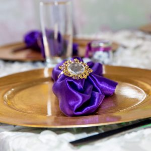 Platzteller aus Gold