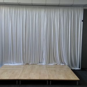 Wandbekleidung Abdeckstoff mit Gestell