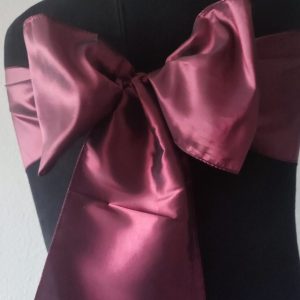Stuhlschleife Taffeta "Burgundy" 275x20cm