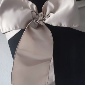 Stuhlschleife Edelsatin "Beige" 275x15cm
