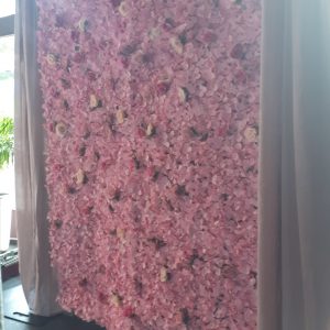 Blumenwand Pink 1,60x2,40