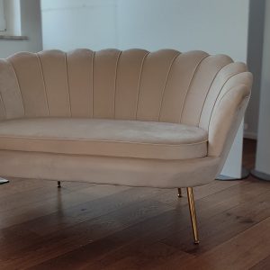 Muschel-Sofa Brautsofa "Samt"